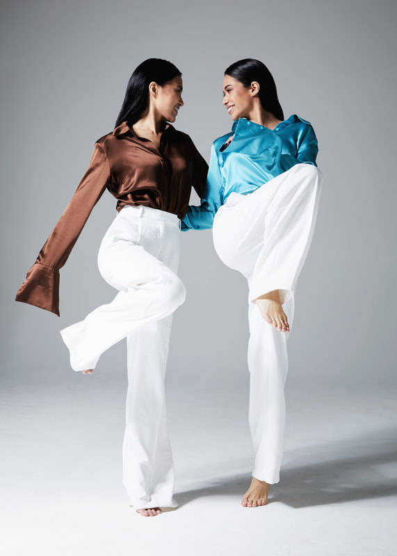 Donna Banfield make up artist for SCAHILL fashion: Spring/Summer 2021 Campaign Kate silk blouse